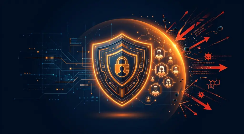 Bouclier numérique protégeant les identités Microsoft 365